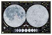 Book Cover for Earth's Moon, Tubed by National Geographic Maps