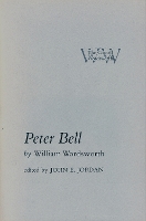 Book Cover for Peter Bell by William Wordsworth