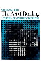 Book Cover for The Act of Reading by Wolfgang Iser