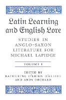 Book Cover for Latin Learning and English Lore (Volumes I & II) by Katherine O'Brien O'Keeffe