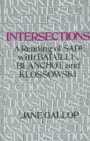Book Cover for Intersections by Jane Gallop