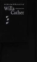 Book Cover for A Calendar of the Letters of Willa Cather by Willa Cather