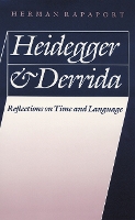 Book Cover for Heidegger and Derrida by Herman Rapaport