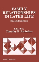 Book Cover for Family Relationships in Later Life by Timothy H. Brubaker