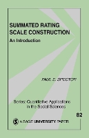 Book Cover for Summated Rating Scale Construction by Paul E. Spector