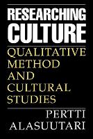 Book Cover for Researching Culture by Pertti Alasuutari