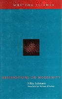 Book Cover for Observations on Modernity by Niklas Luhmann