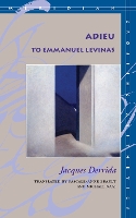 Book Cover for Adieu to Emmanuel Levinas by Jacques Derrida