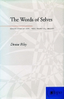 Book Cover for The Words of Selves by Denise Riley