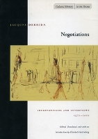 Book Cover for Negotiations by Jacques Derrida