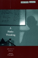 Book Cover for A Finite Thinking by Jean-Luc Nancy