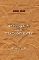 Book Cover for Barbarism and Its Discontents by Maria Boletsi