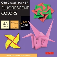 Book Cover for Origami Paper - Fluorescent Colors - 6 3/4