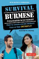 Book Cover for Survival Burmese Phrasebook & Dictionary by Kenneth Wong