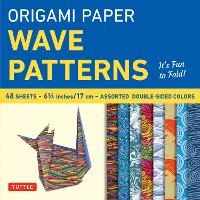 Book Cover for Origami Paper - Wave Patterns - 6 3/4 inch - 48 Sheets by Tuttle Studio