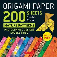 Book Cover for Origami Paper 200 sheets Nature Patterns 6