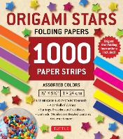 Book Cover for Origami Stars Papers 1,000 Paper Strips in Assorted Colors by Tuttle Studio