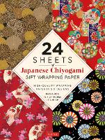 Book Cover for Chiyogami Patterns Gift Wrapping Paper - 24 Sheets by Tuttle Studio