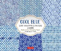Book Cover for Cool Blue Gift Wrapping Papers - 6 sheets by Tuttle Studio