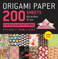 Book Cover for Origami Paper 200 sheets Chiyogami Patterns 6 3/4