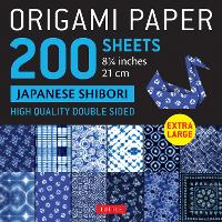 Book Cover for Origami Paper 200 sheets Japanese Shibori 8 1/4