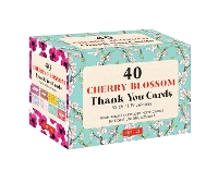 Book Cover for Cherry Blossoms, 40 Thank You Cards with Envelopes by Tuttle Studio