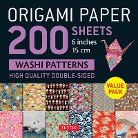 Book Cover for Origami Paper 200 sheets Washi Patterns 6