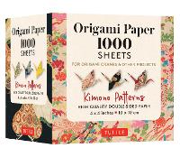 Book Cover for Origami Paper 1,000 sheets Kimono Patterns 4