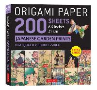 Book Cover for Origami Paper 200 sheets Japanese Garden Prints 8 1/4