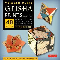 Book Cover for Origami Paper Geisha Prints 48 Sheets 6 3/4