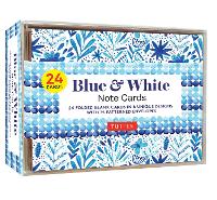 Book Cover for Blue & White Note Cards, 24 Blank Cards by Tuttle Studio