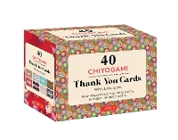 Book Cover for Chiyogami, 40 Thank You Cards with Envelopes by Tuttle Studio
