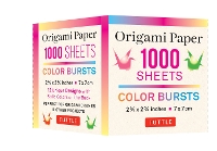 Book Cover for Origami Paper Color Bursts 1,000 sheets 2 3/4 in (7 cm) by Tuttle Studio