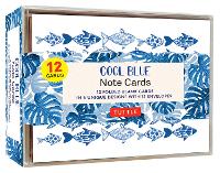 Book Cover for Cool Blue Note Cards - 12 Cards by Tuttle Studio