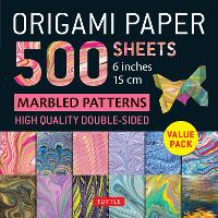 Book Cover for Origami Paper 500 sheets Marbled Patterns 6