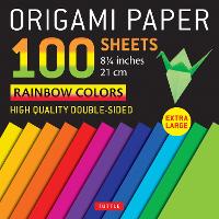Book Cover for Origami Paper 100 sheets Rainbow Colors 8 1/4