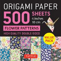 Book Cover for Origami Paper 500 sheets Flower Patterns 4