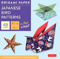 Book Cover for Origami Paper - Japanese Bird Patterns - 8 1/4