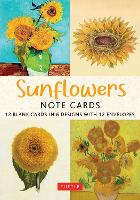 Book Cover for Sunflowers - 12 Blank Note Cards by Tuttle Studio