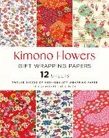 Book Cover for Kimono Flowers Gift Wrapping Papers - 12 sheets by Tuttle Studio