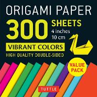 Book Cover for Origami Paper 300 sheets Vibrant Colors 4
