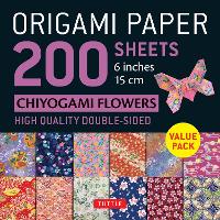 Book Cover for Origami Paper 200 sheets Chiyogami Flowers 6