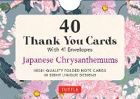 Book Cover for 40 Thank You Cards - Japanese Chrysanthemums by Tuttle Studio