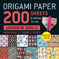 Book Cover for Origami Paper 200 sheets Japanese Dolls 6