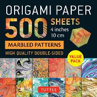 Book Cover for Origami Paper 500 sheets Marbled Patterns 4