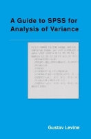 Book Cover for A Guide to SPSS for Analysis of Variance by Gustav Levine