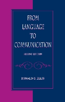 Book Cover for From Language To Communication by Donald G Ellis