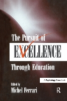 Book Cover for The Pursuit of Excellence Through Education by Michel Ferrari