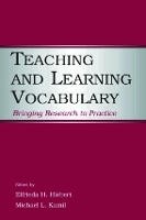 Book Cover for Teaching and Learning Vocabulary by Elfrieda H. Hiebert