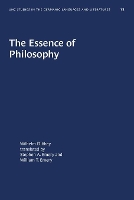 Book Cover for The Essence of Philosophy by Wilhelm Dilthey